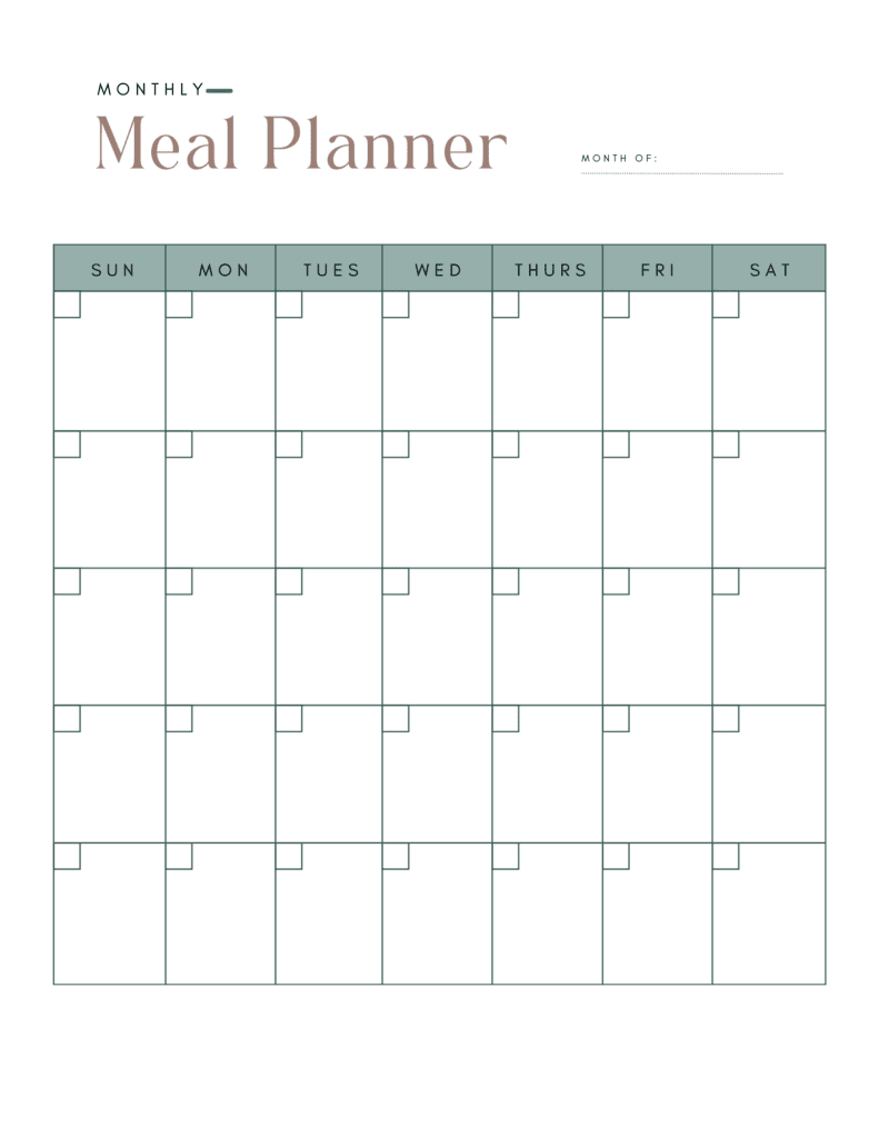 The BEST 50 Page Undated & Printable Planner FREEBIE Out There | Finch ...